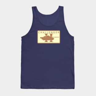 Challenger 2 Patch (desert subdued) Tank Top